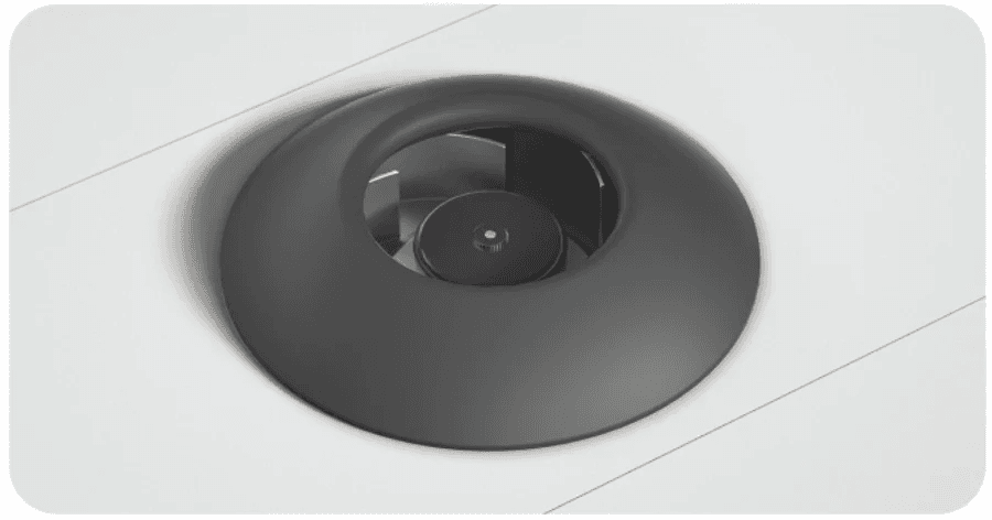 Sistema de ventilación de un Pod Business