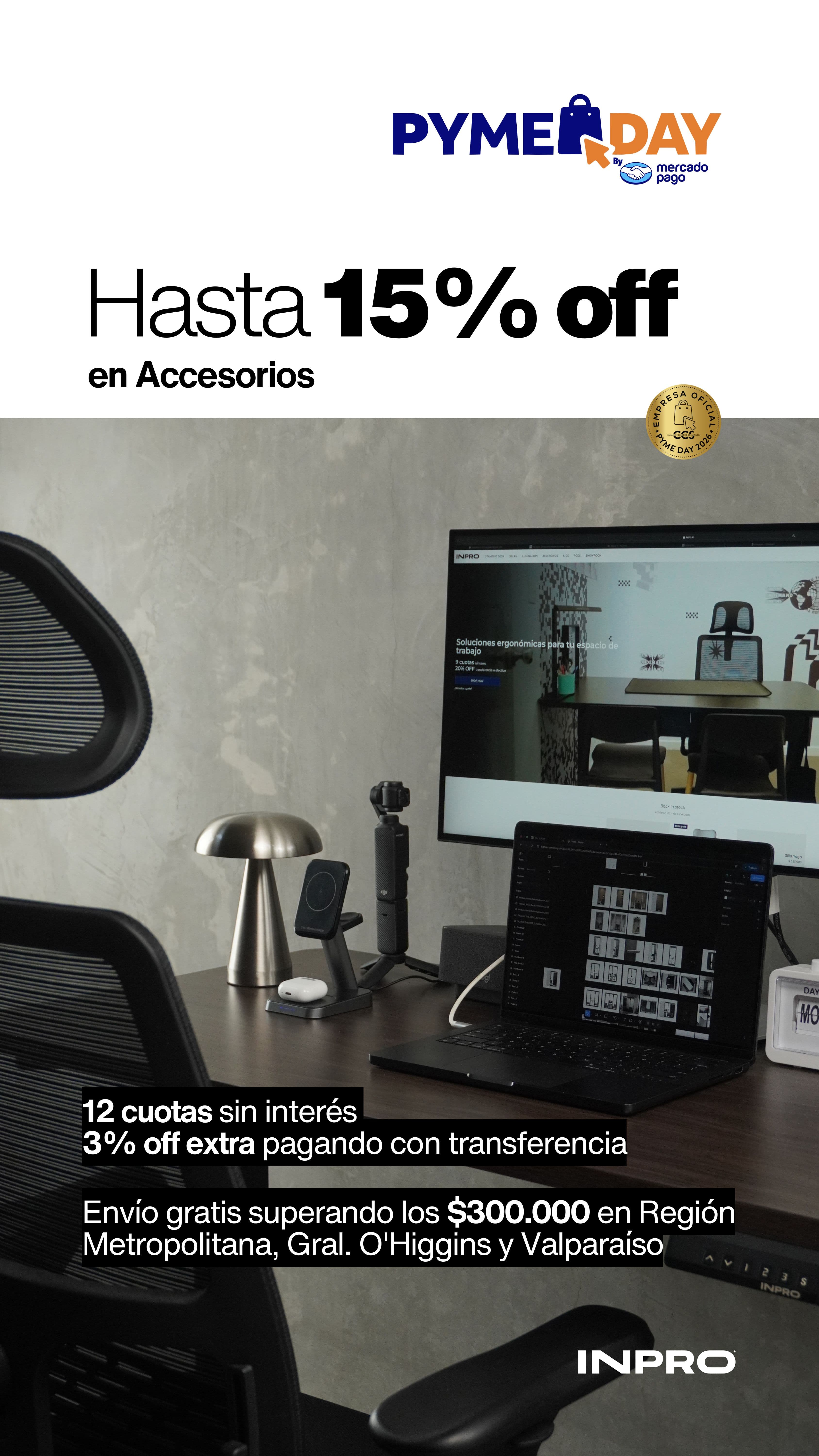 PYME Day INPRO: hasta 15% off en accesorios