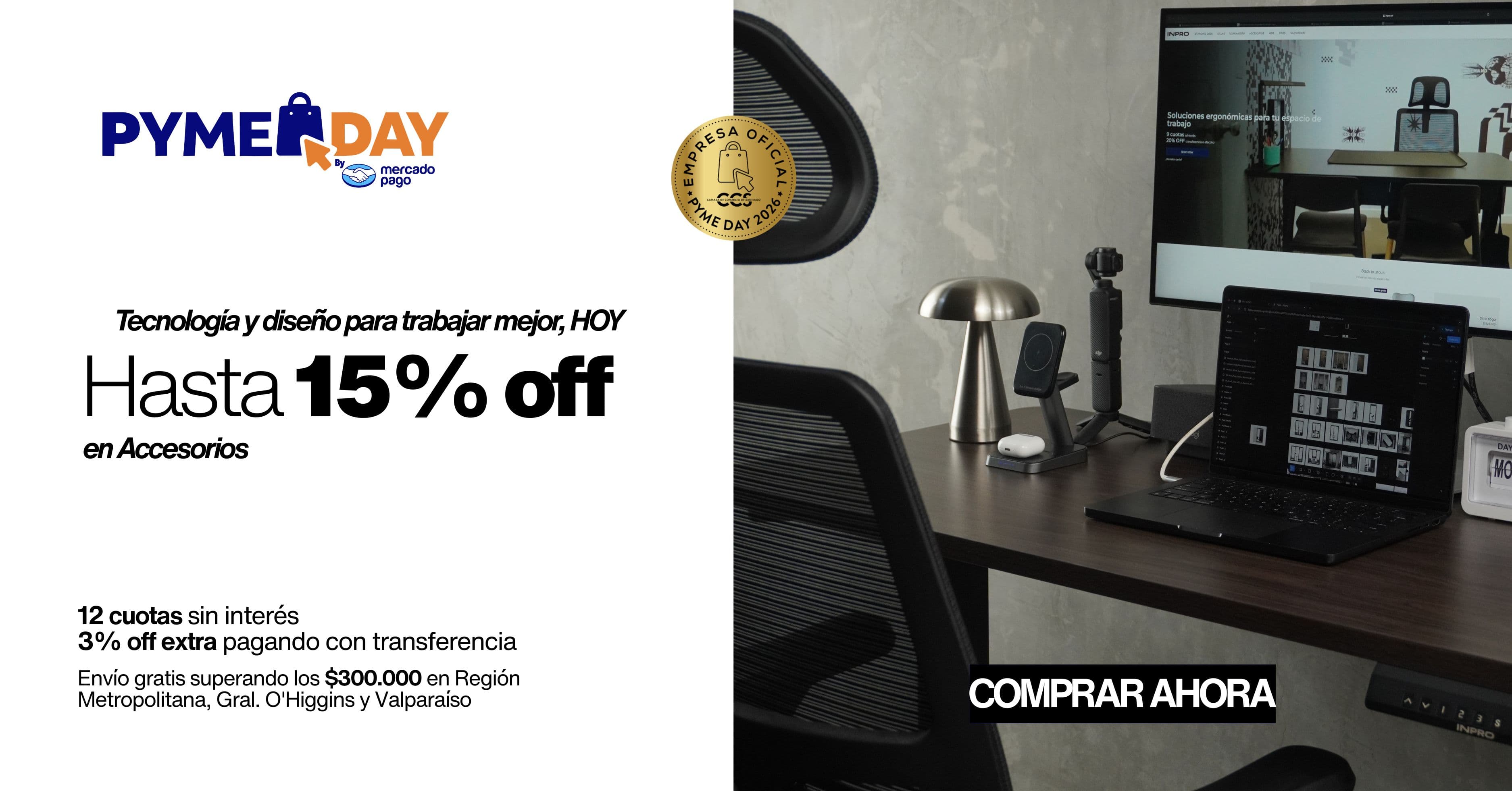 PYME Day INPRO: hasta 15% off en accesorios