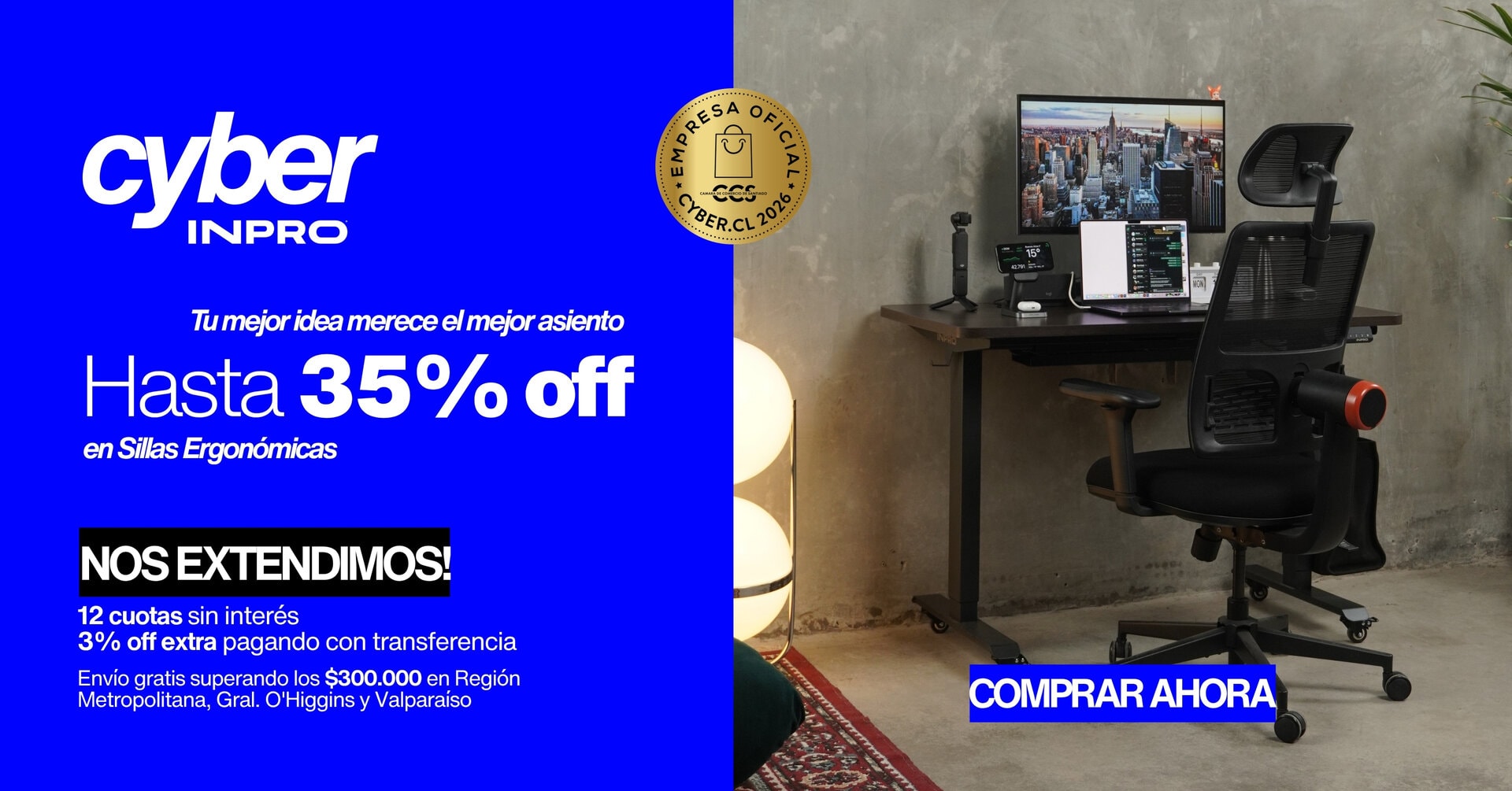 Cyber INPRO: hasta 50% off en accesorios
