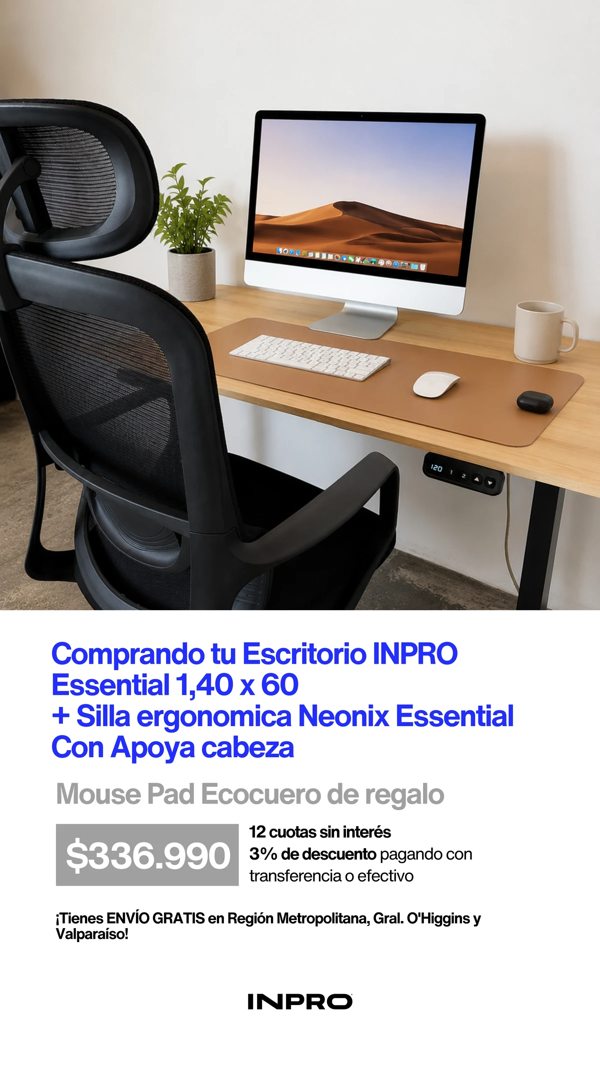 Dia del Padre INPRO: Essential Pack 1,40 con mouse pad ecocuero de regalo