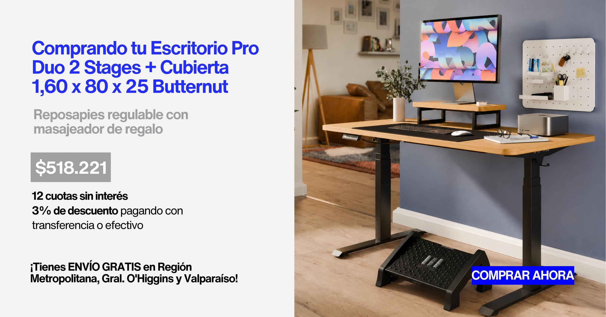 Dia del Padre INPRO: SD Pro Duo con reposapies regulable de regalo