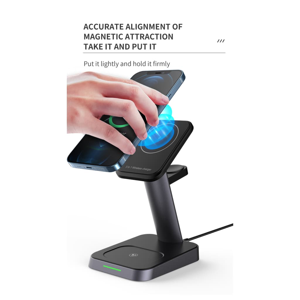 Cargador Magsafe 3-en-1