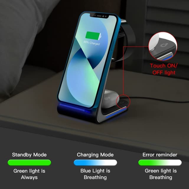 Cargador Inalámbrico 3-en-1 - imagen 4