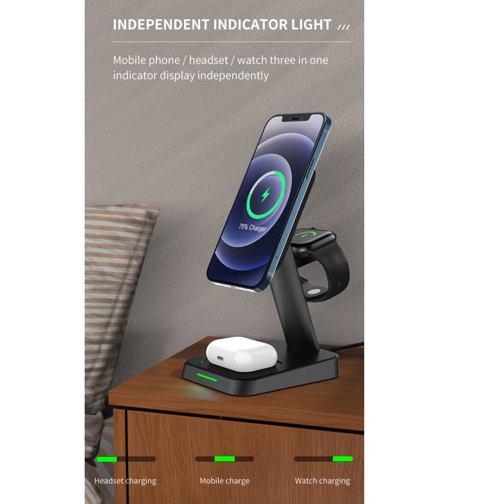 Cargador Magsafe 3-en-1