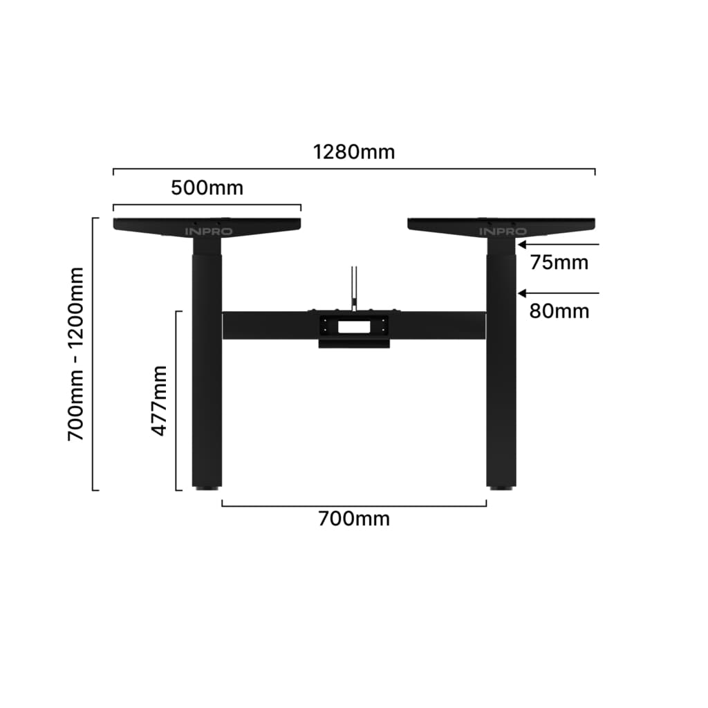 Escritorio Eléctrico Doble PRO