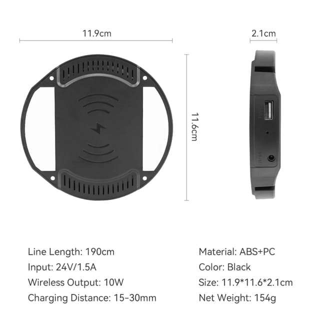 Cargador Inalámbrico Invisible