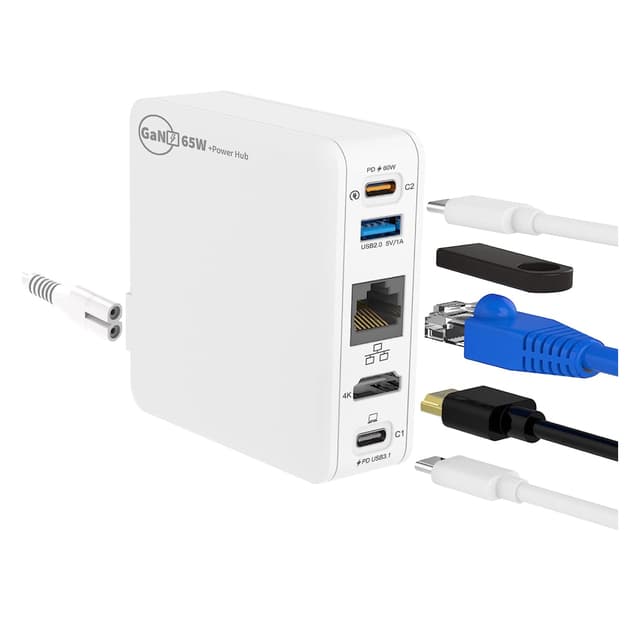 Cargador 65W + Hub