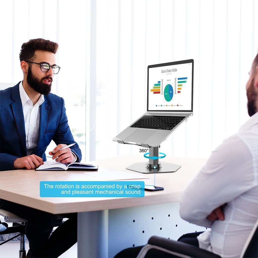 Soporte Laptop 360° para Standing Desk