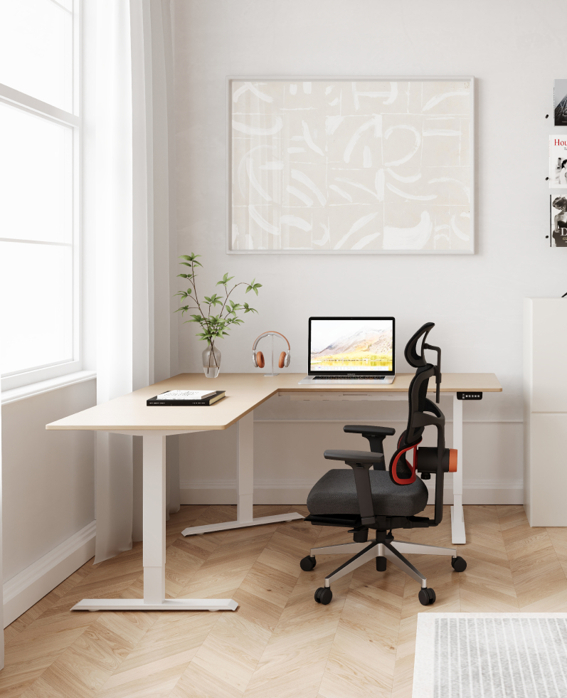 Desk York Soporte portátil ajustable para laptop, accesorios esenciales de  escritorio para trabajadores de oficina en casa, elevador y enfriador de